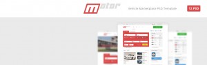 Motor - Vehicle Marketplace PSD Template