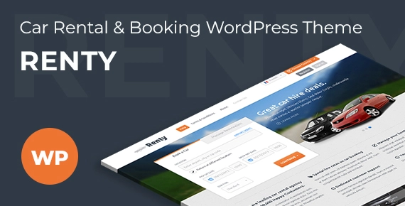 Renty - Car Rental & Booking WordPress Theme